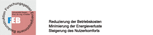 Forschungsgebiet Energieoptimierte Baukonstruktion (Prof. Dr. Höfler)